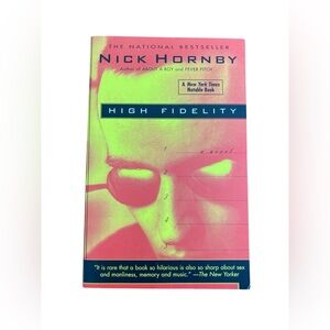 High Fidelity by Nick Hornby paperback beach read novel book